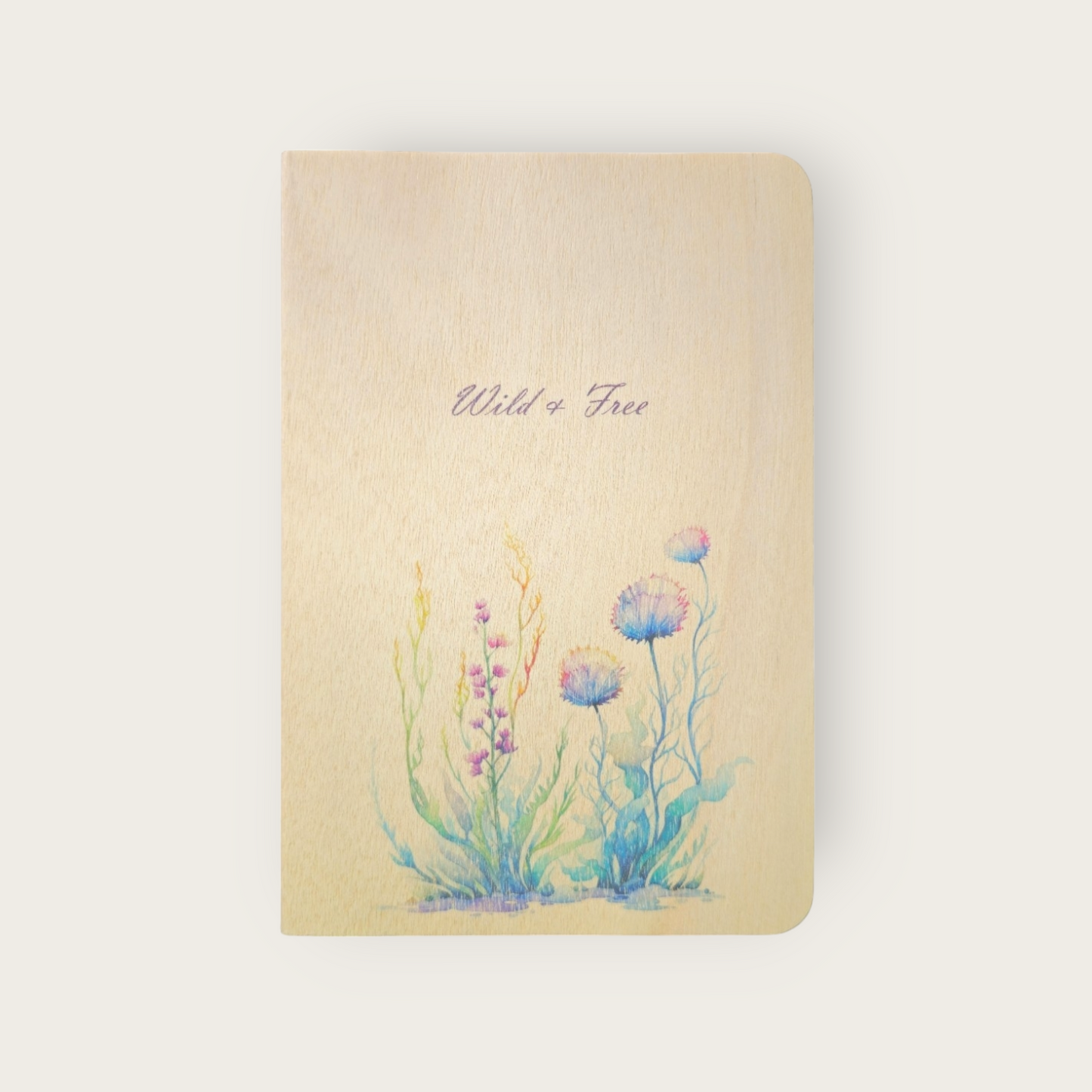 A5 Wood Perfect Notebook - Ruled (Wild & Free)