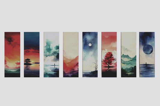 Watercolour Bookmarks