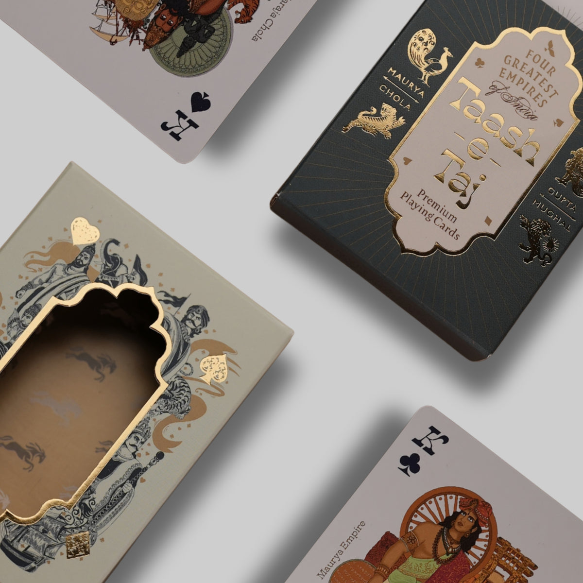 Combo 5 in 1 - Taash E Taj, Gods and Mortals, Art Deco, Kathakali & Malabar Shuffle