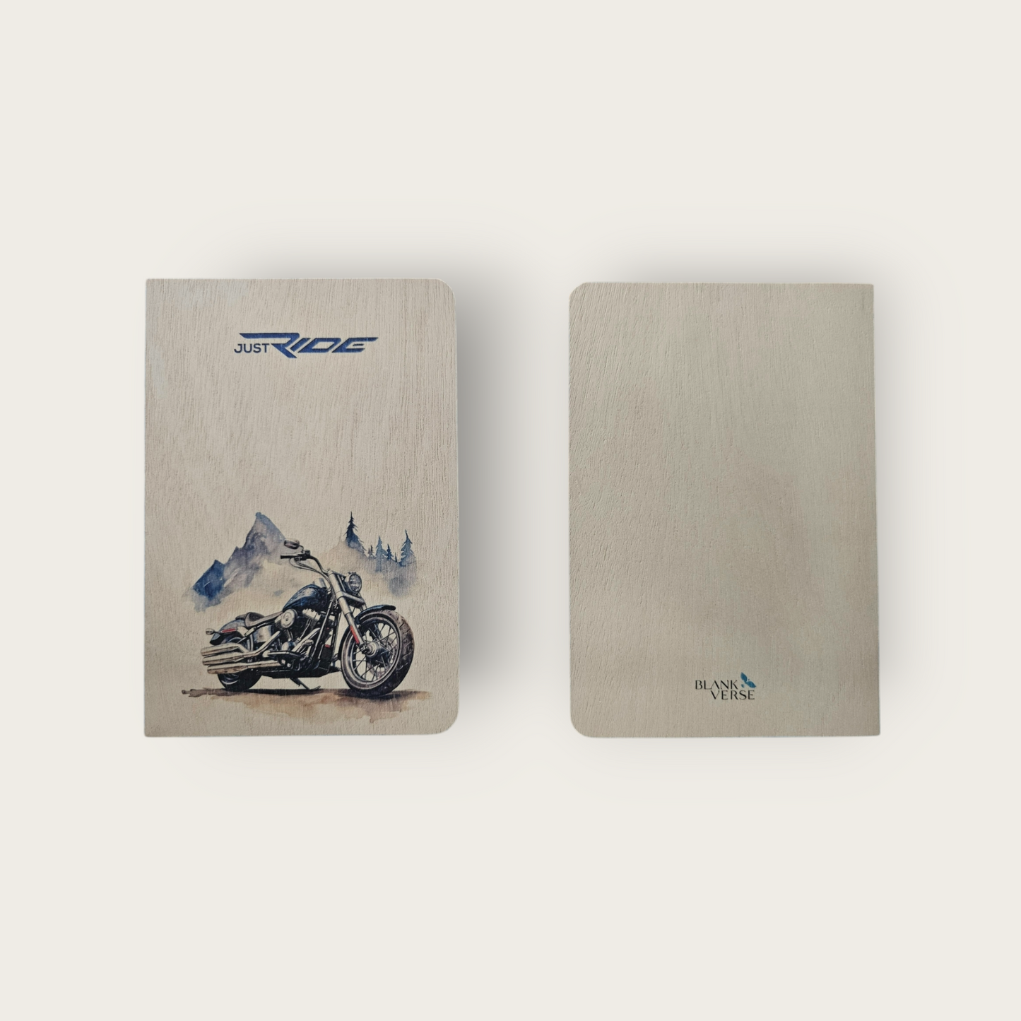 A5 Wood Perfect Notebook - Dot Grid (Just Ride)