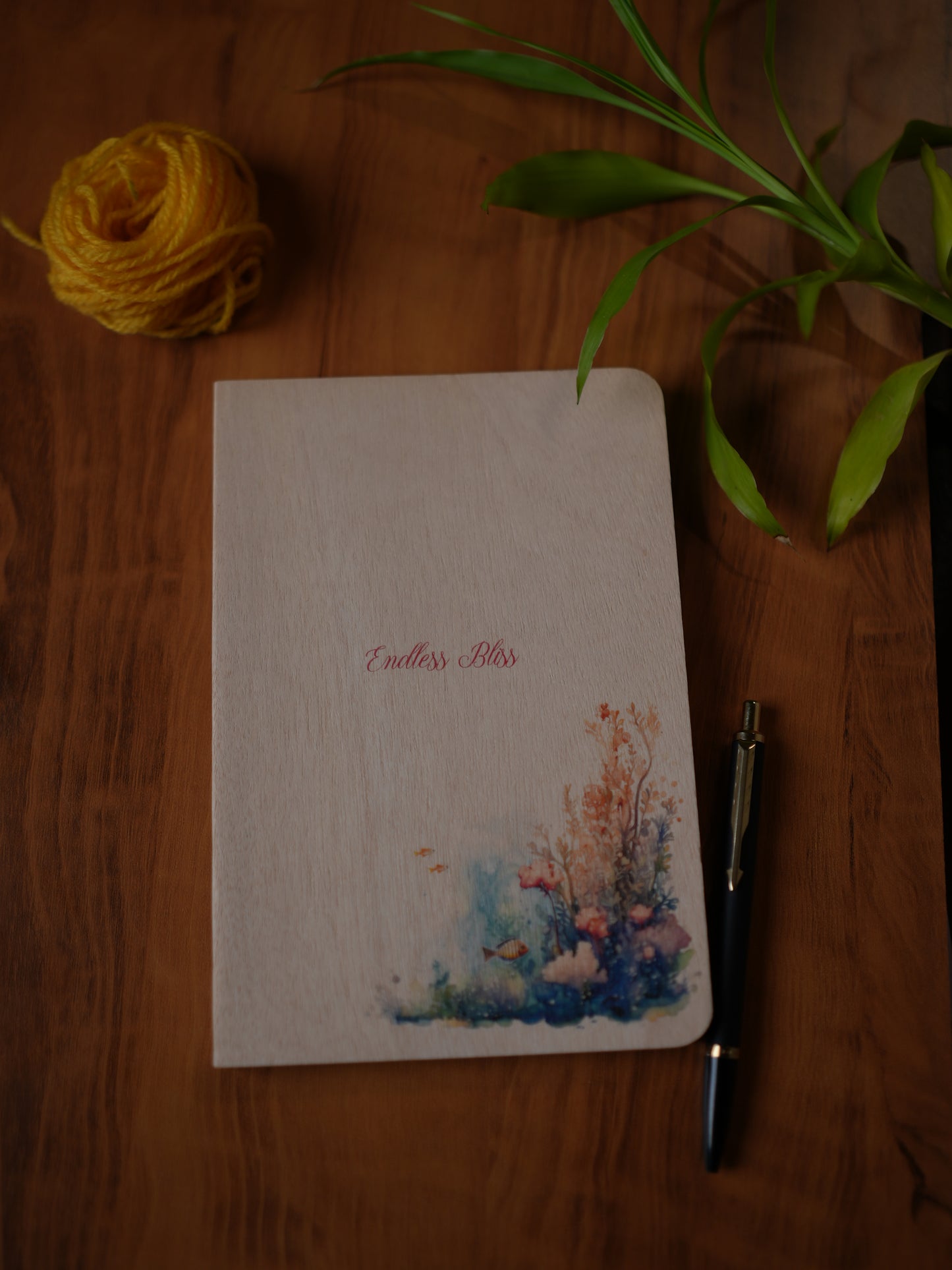 A5 Wood Perfect Notebook - Dot Grid (Endless Bliss)