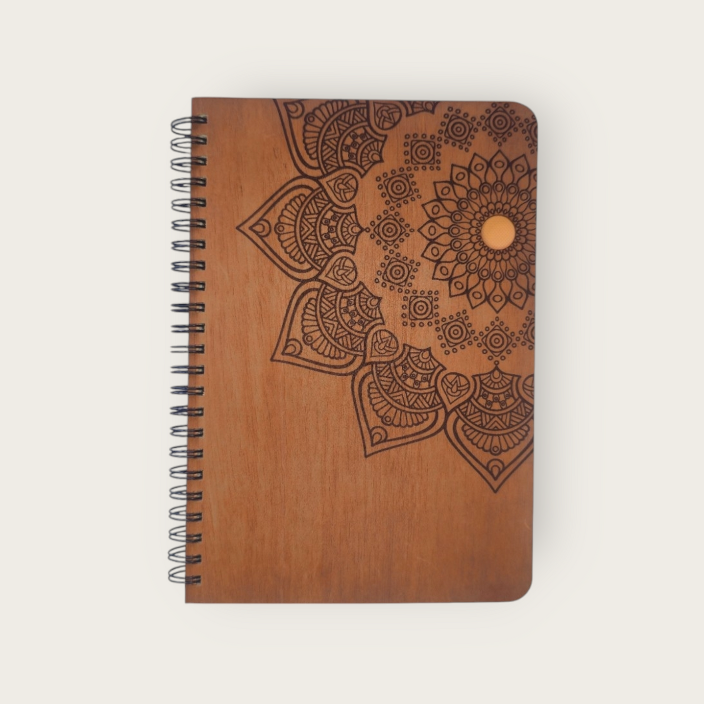 A5 Wood Wire O Books - Ruled (Mandala)