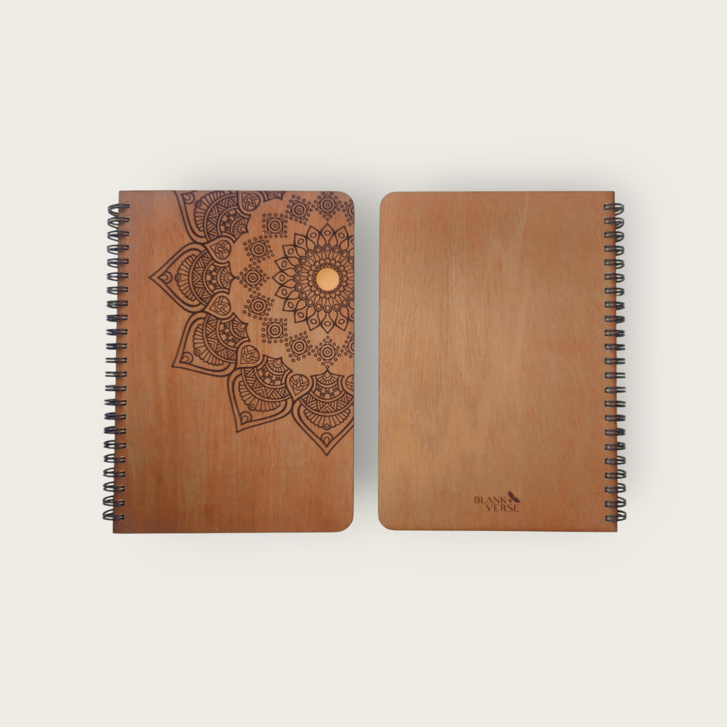 A5 Wood Wire O Books - Ruled (Mandala)