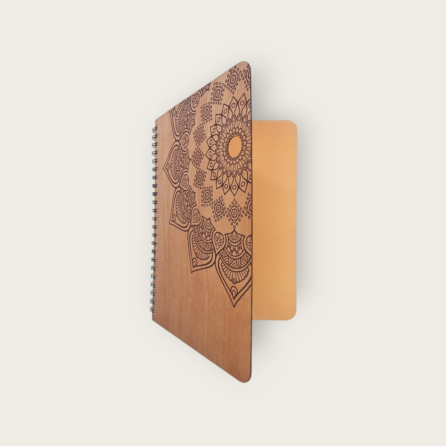 A5 Wood Wire O Books - Ruled (Mandala)