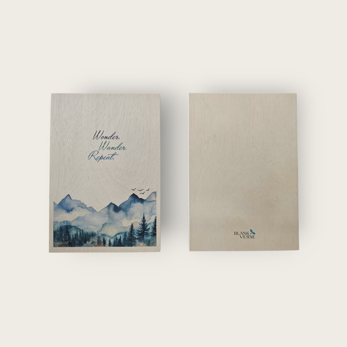 A5 Wood Perfect Notebook - Ruled (Wonder)