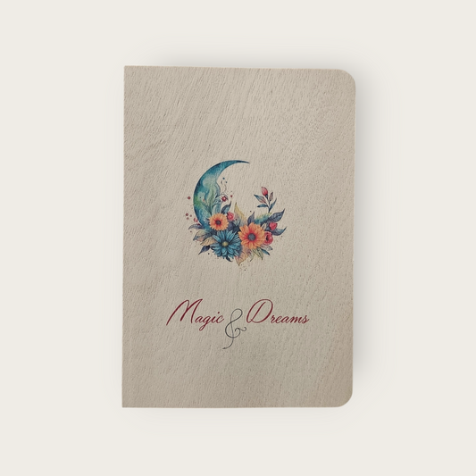 A5 Wood Perfect Notizbuch - Punktkariert (Magie und Träume)