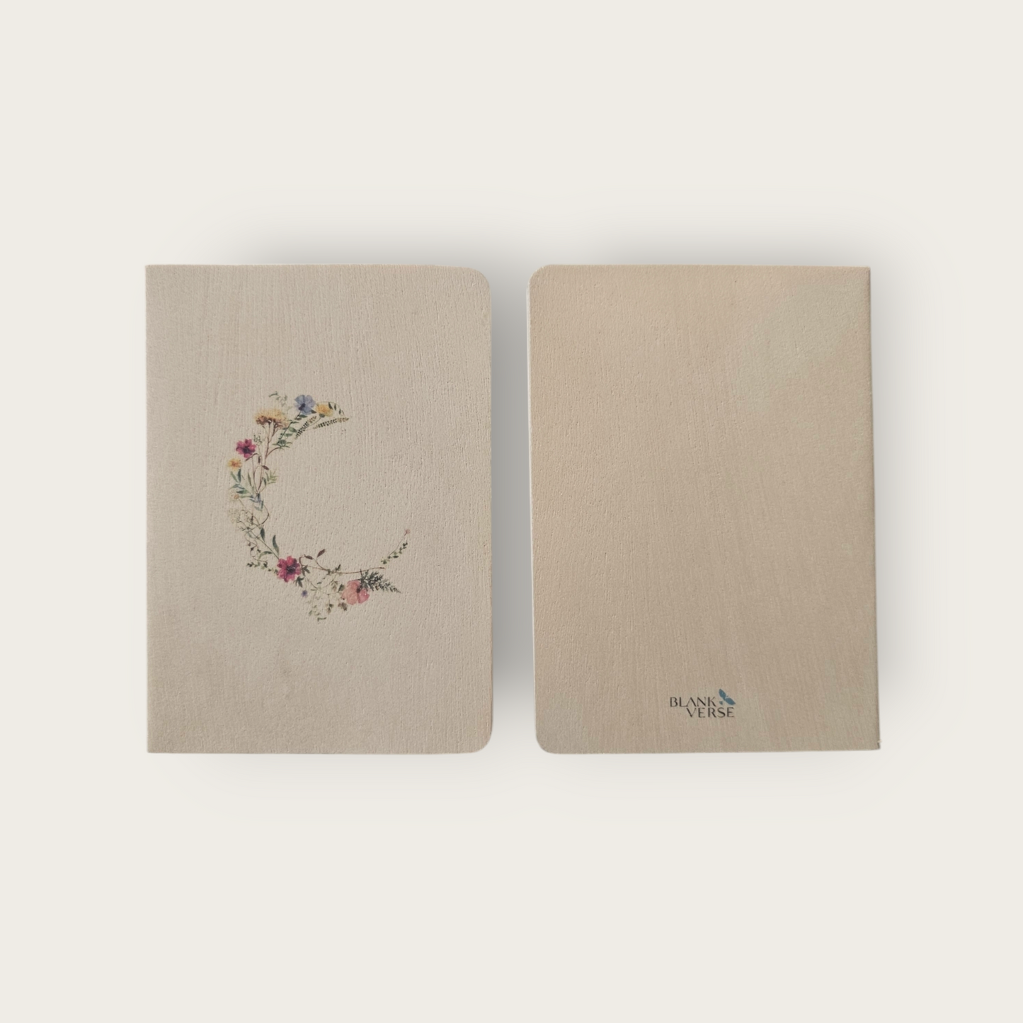 A6 Wood Cover Notebook (Wreath)