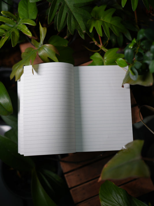 A5 Wood Perfect Notebook - Ruled (Magic and Dreams)