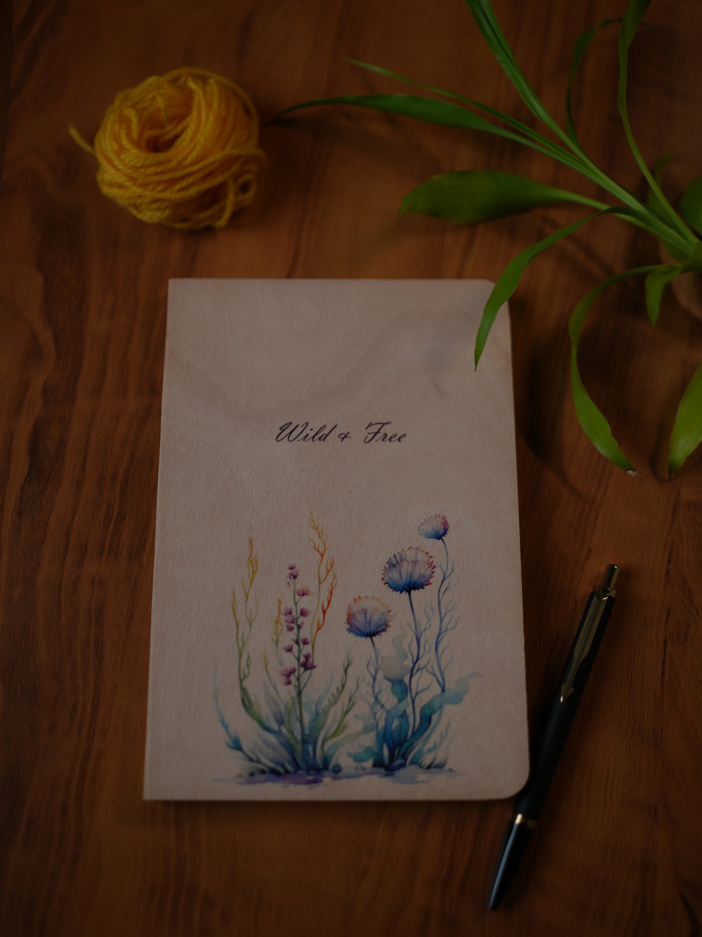 A5 Wood Perfect Notebook - Ruled (Wild & Free)