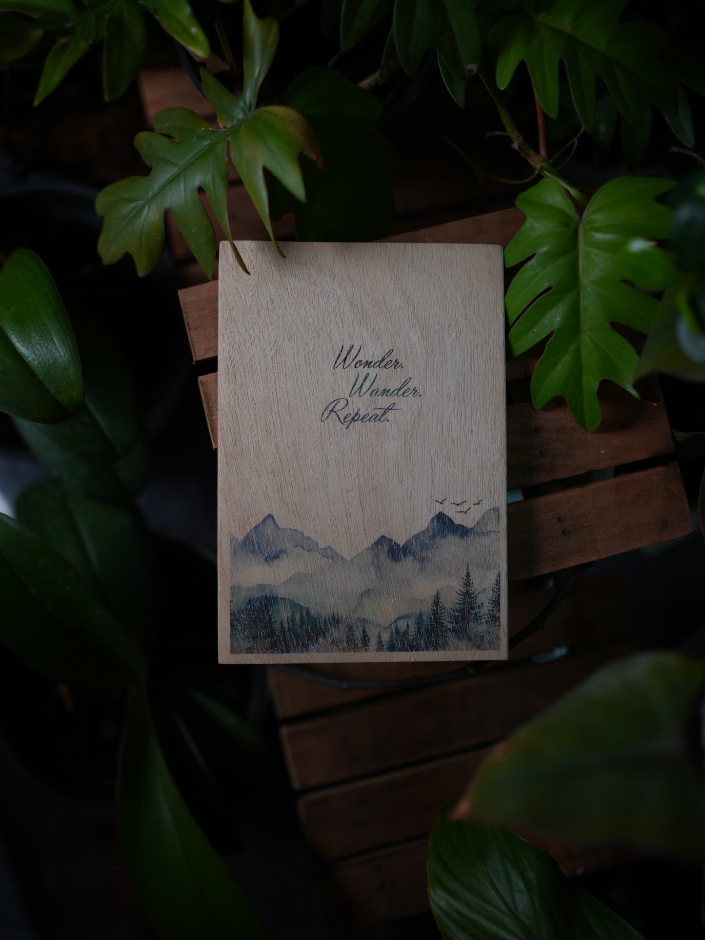 A5 Wood Perfect Notebook - Ruled (Wonder)