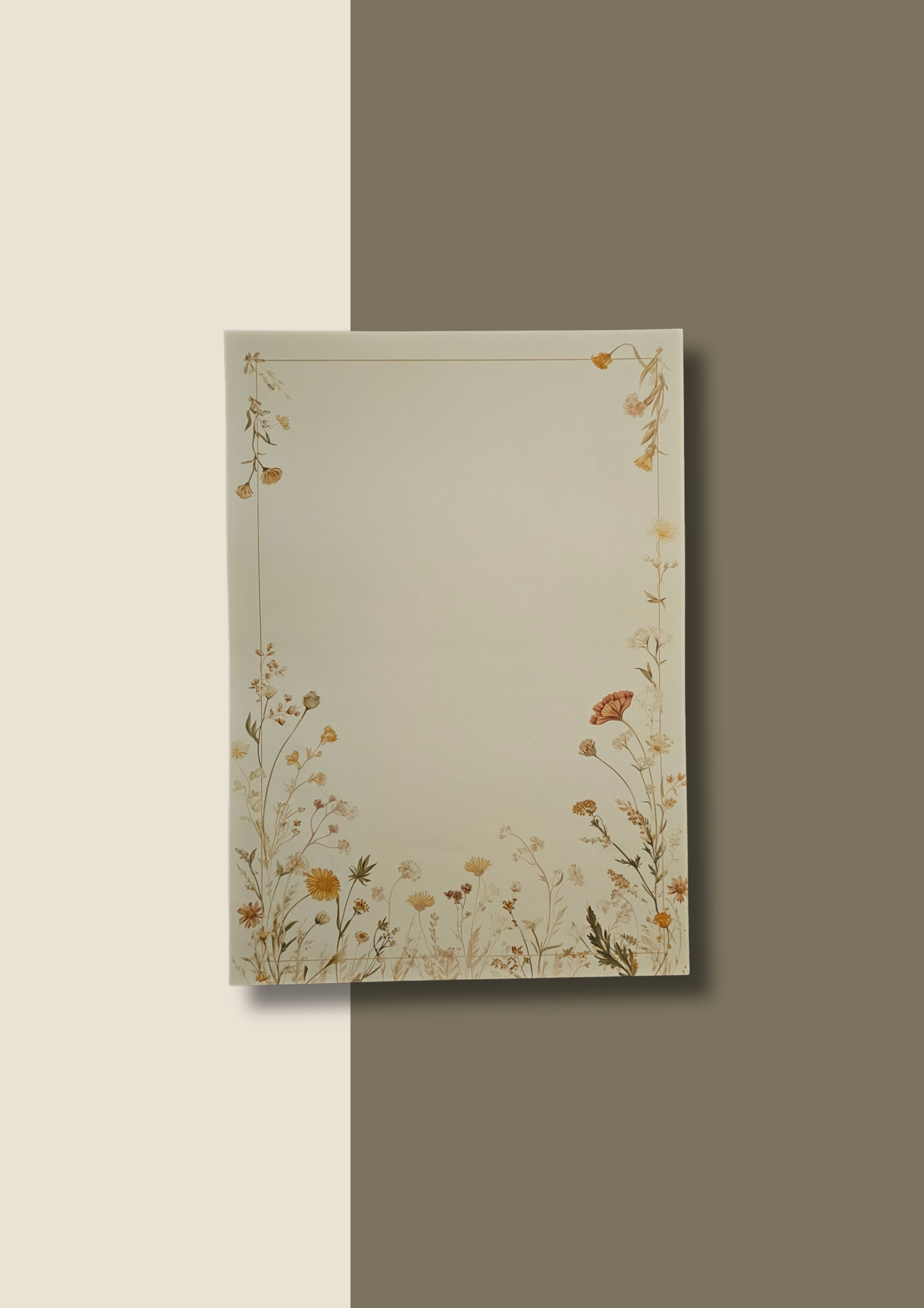 A4 Journal Sheets - Floral (200 Sheets)