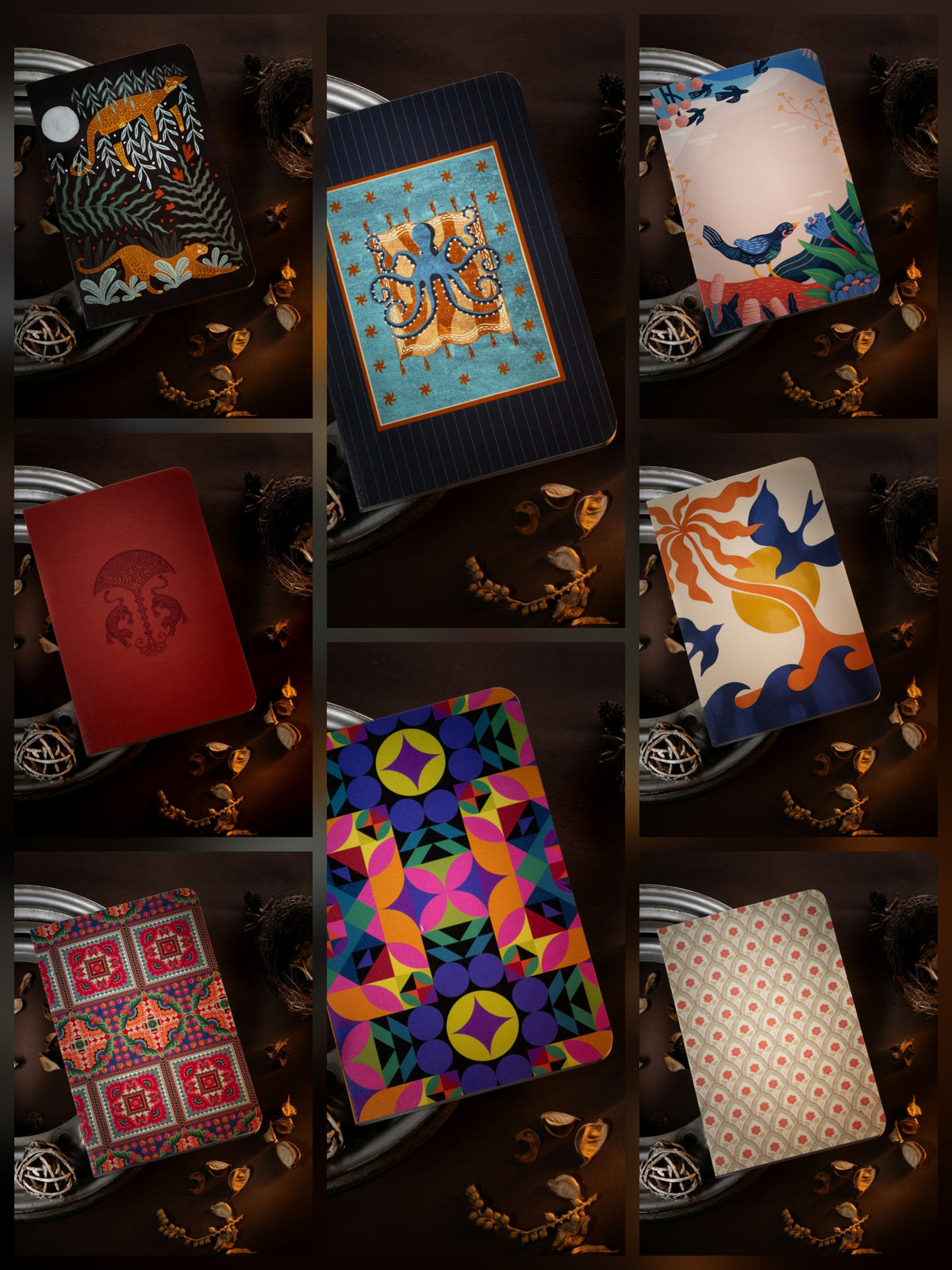 A5 Paperback Notebooks (Ruled) Pack of 8
