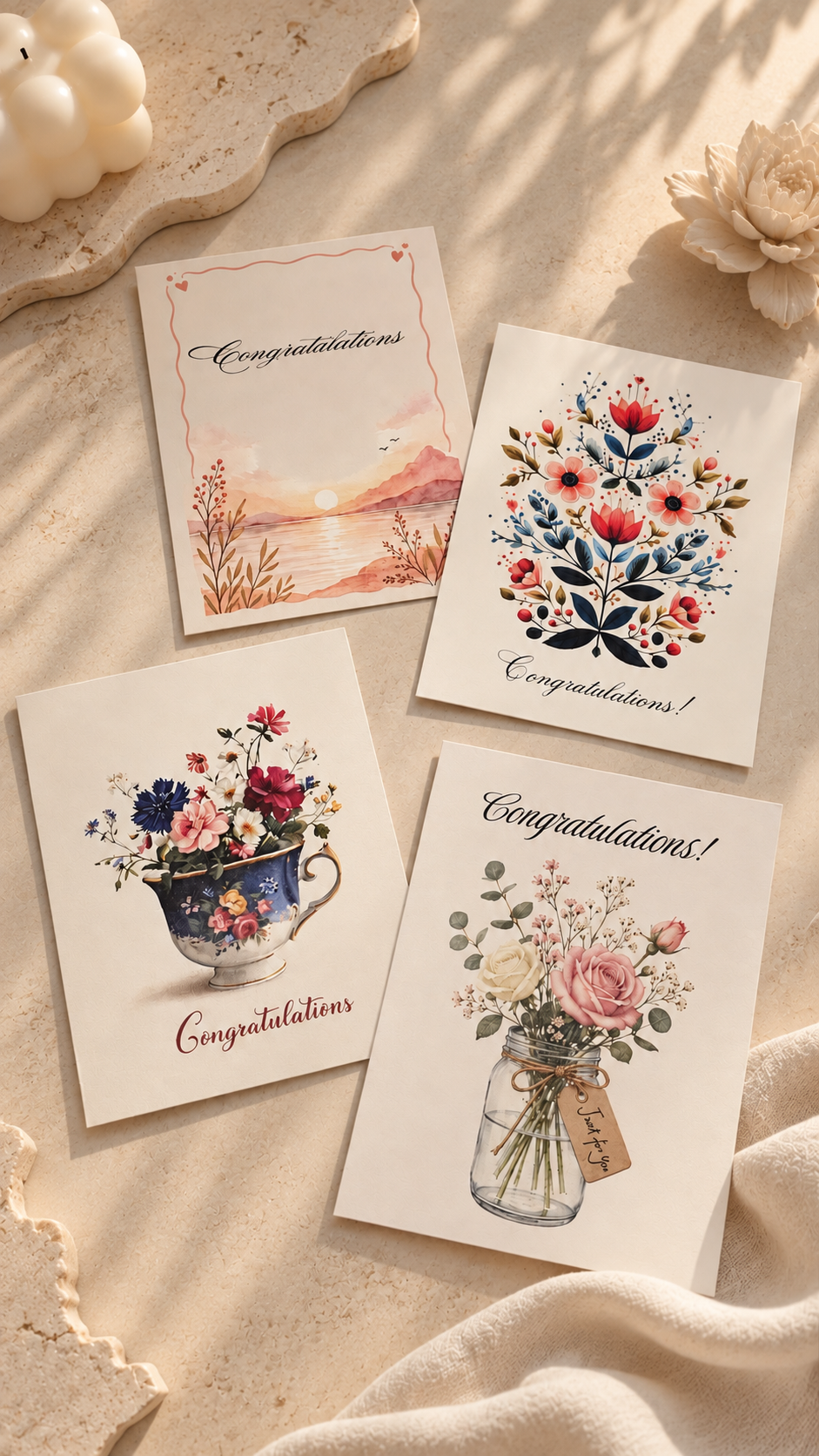 Greeting Cards (Congratulations) Combo