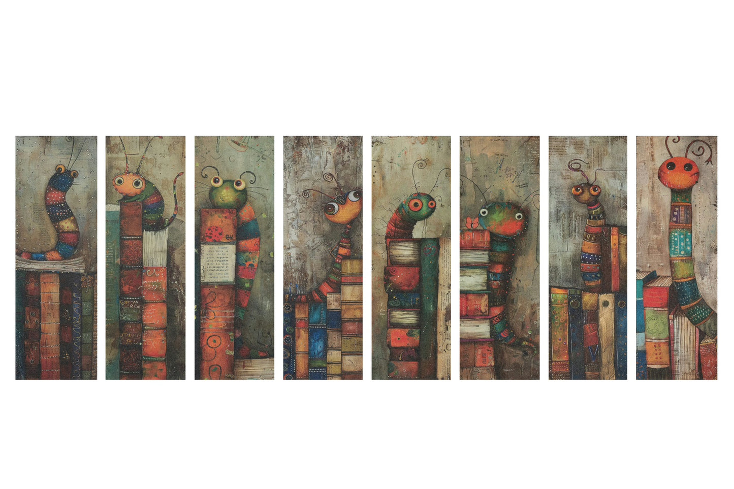 Bookworm Bookmarks