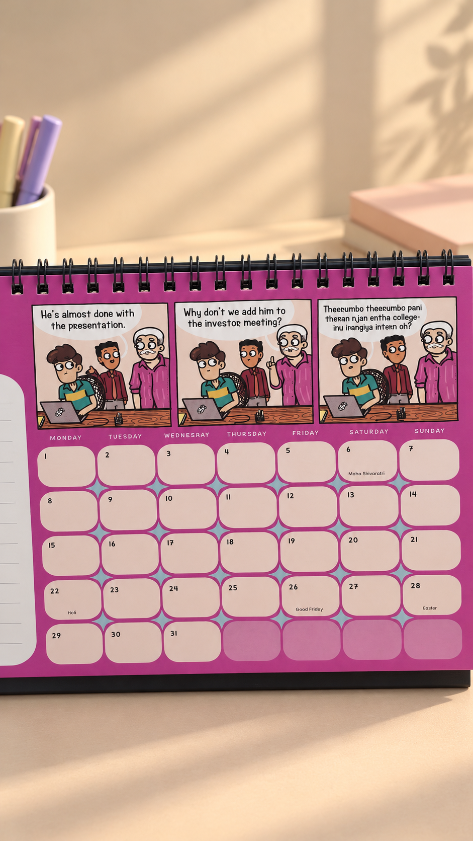 Comic Calendar 2027