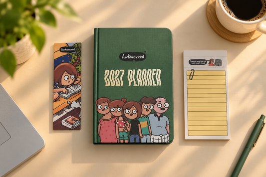6-Month Undated Planner + List Book | "The Whole Family"