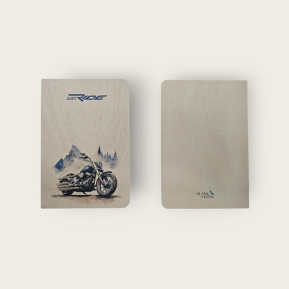 A5 Wood Perfect Notebook - Dot Grid (Just Ride)