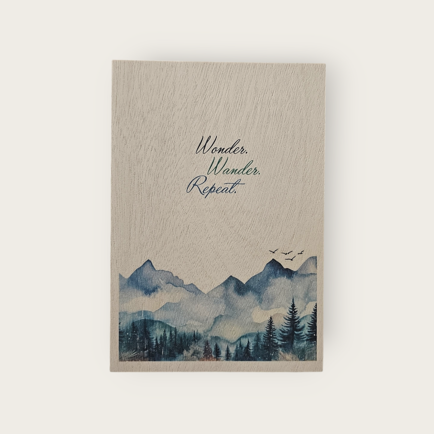 A5 Wood Perfect Notebook - Ruled (Wonder)