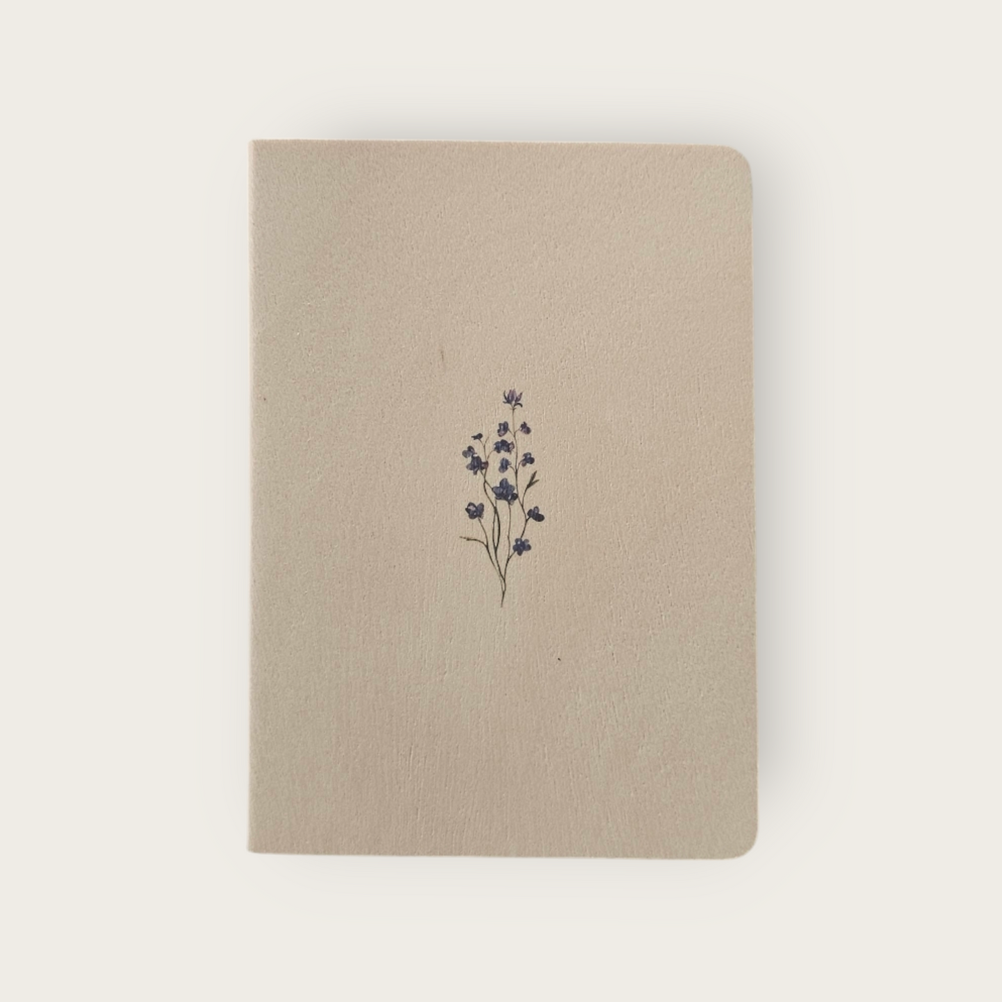 A6 Wood Cover Notebook (Violet Branch)