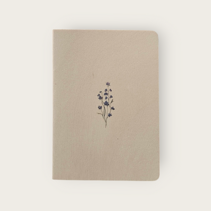 A6 Wood Cover Notebook (Violet Branch)