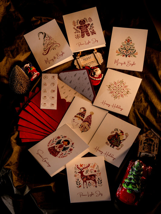 Christmas Greeting Card Set