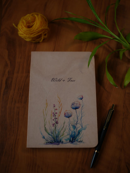 A5 Wood Perfect Notebook - Ruled (Wild & Free)
