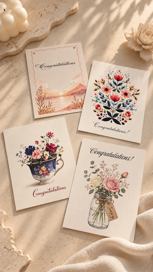 Greeting Cards (Congratulations) Combo