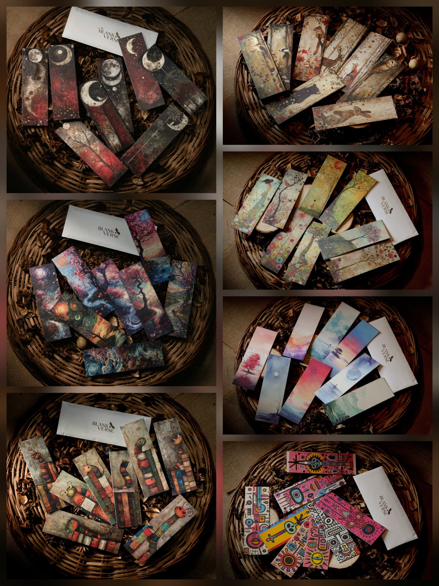 Themed Bookmarks 8 in 1 Combo