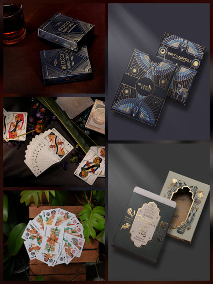 Combo 5 in 1 - Taash E Taj, Gods and Mortals, Art Deco, Kathakali & Malabar Shuffle