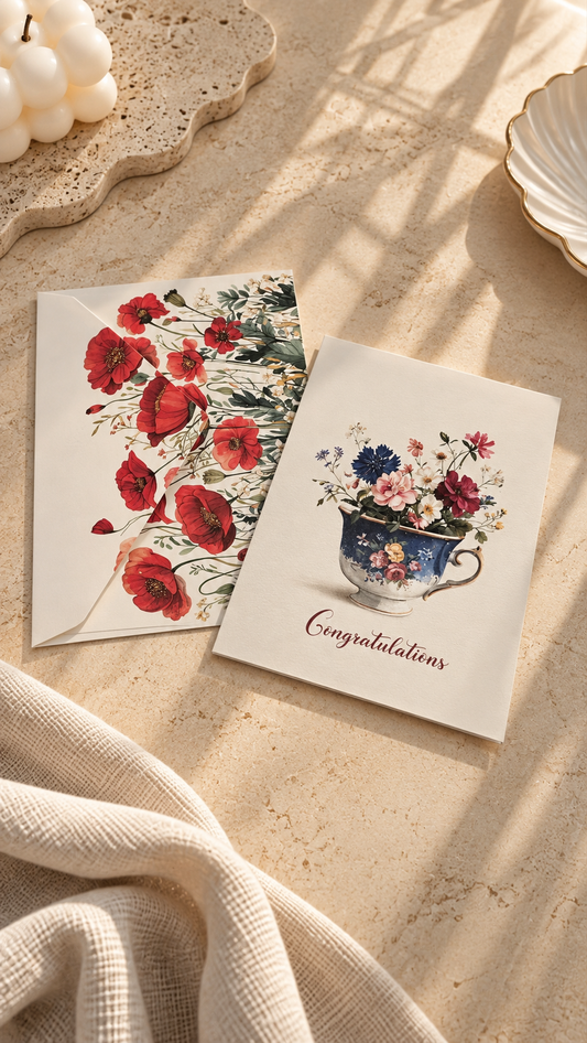 Congratulations (Floral Cup)