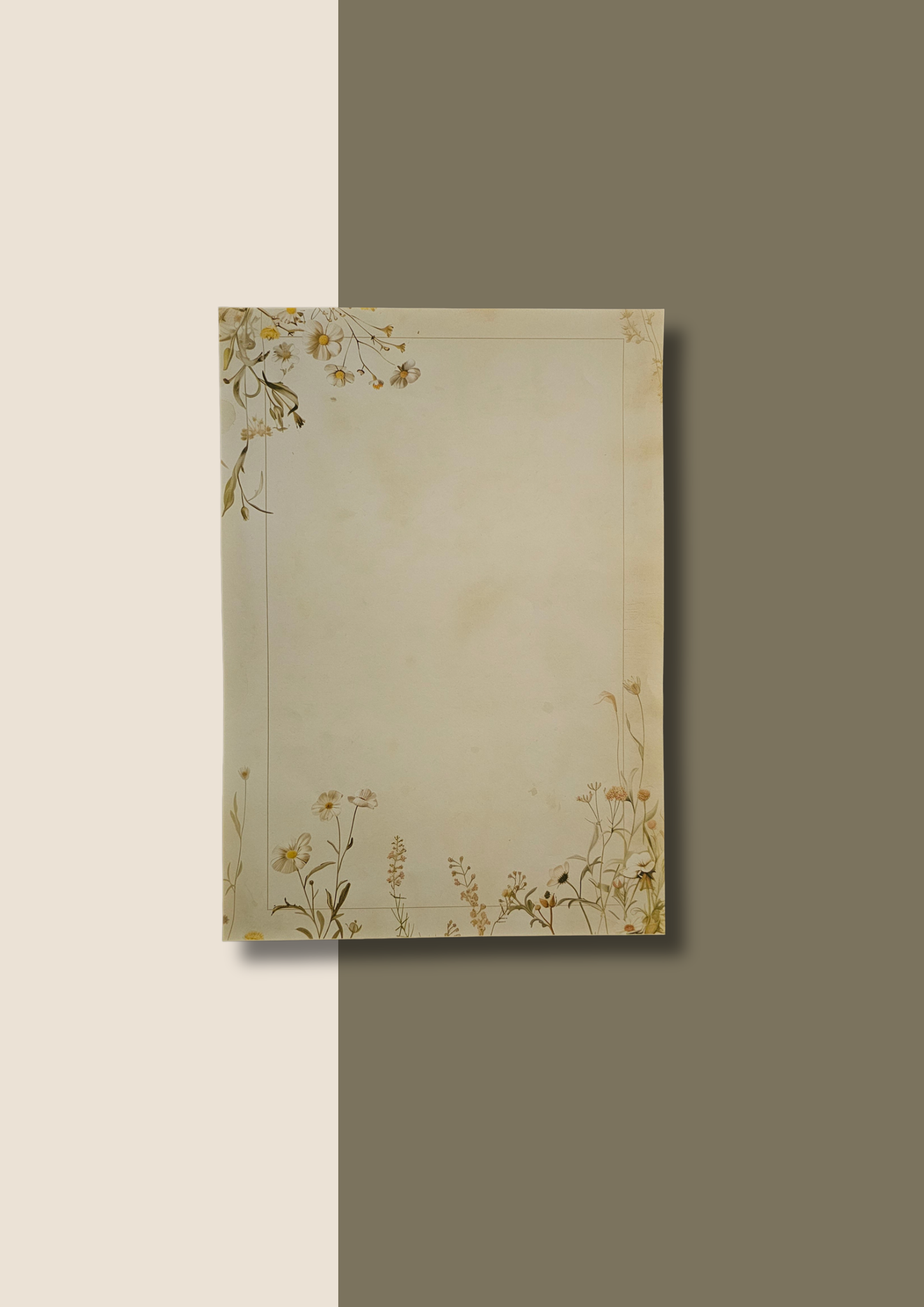 A4 Journal Sheets - Floral (200 Sheets)