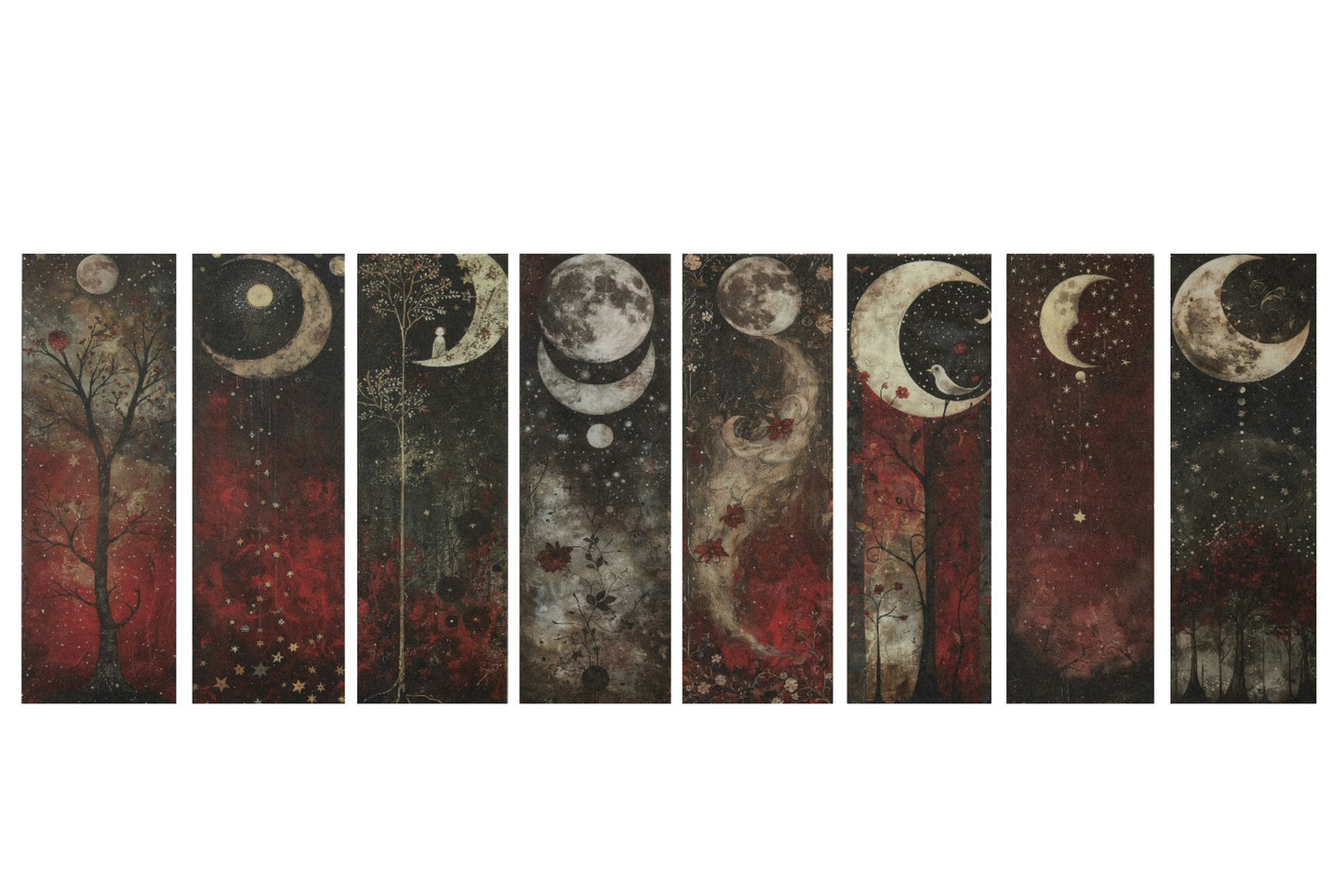 Moon Bookmarks